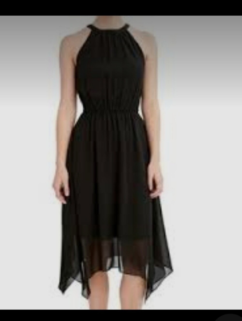 NWT BCBG Paris Black Halter Dress Size M